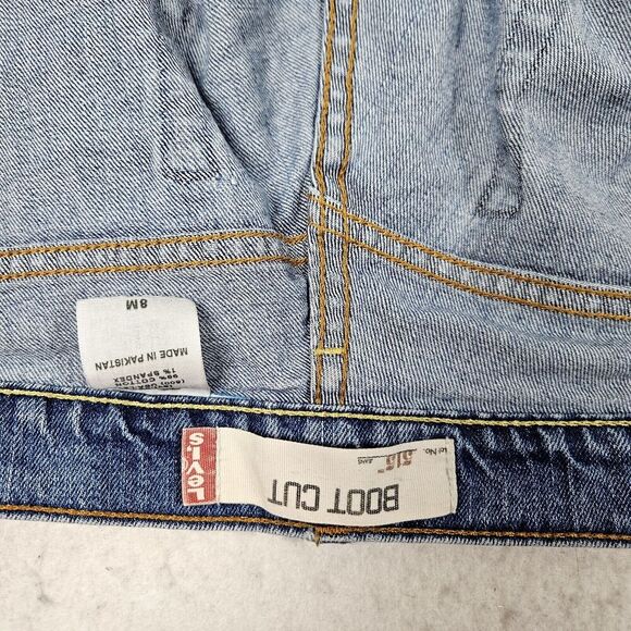 Upcycled Jean Jacket Denim Levis Patched Patched Unique Handmade‎ Unique Open - Picture 5 of 10